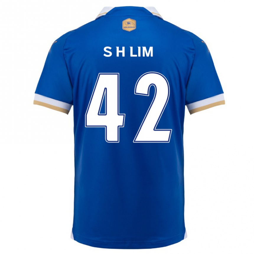 Enfant Football Maillot Hyun-Sub Lim #42 Bleu Blanc Tenues Domicile 2024/25