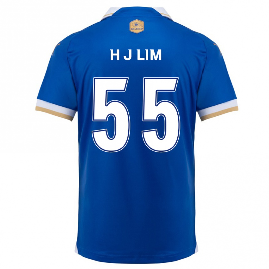 Enfant Football Maillot Ji-Hoon Lim #55 Bleu Blanc Tenues Domicile 2024/25