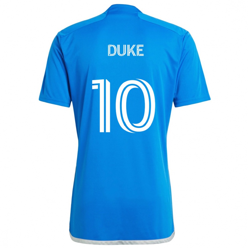 Enfant Football Maillot Bryce Duke #10 Bleu Blanc Tenues Domicile 2024/25