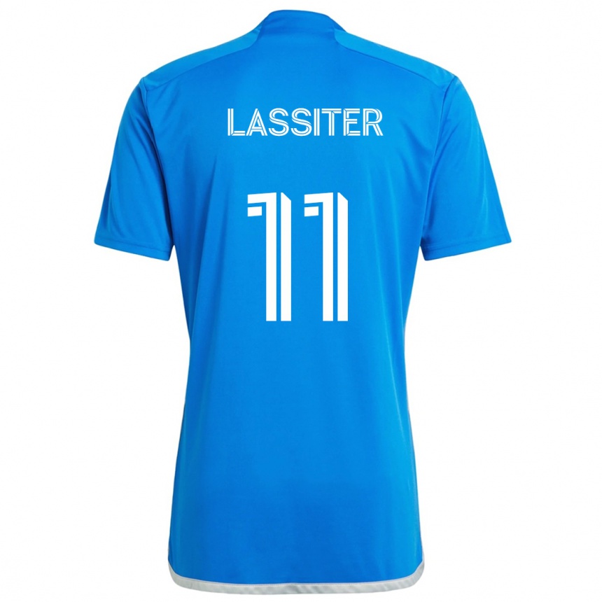 Enfant Football Maillot Ariel Lassiter #11 Bleu Blanc Tenues Domicile 2024/25