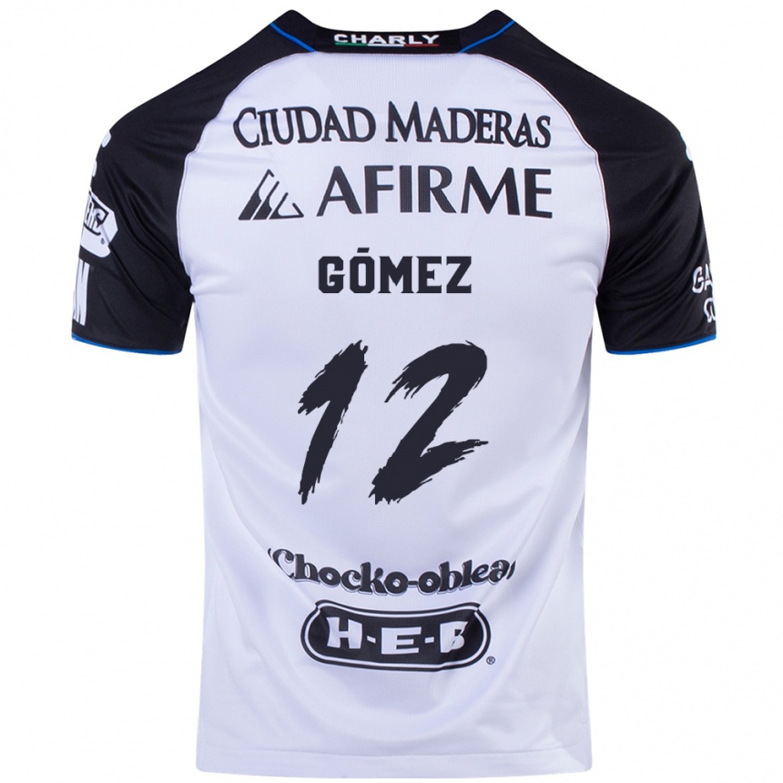 Enfant Football Maillot Jaime Gómez #12 Noir Bleu Tenues Domicile 2024/25