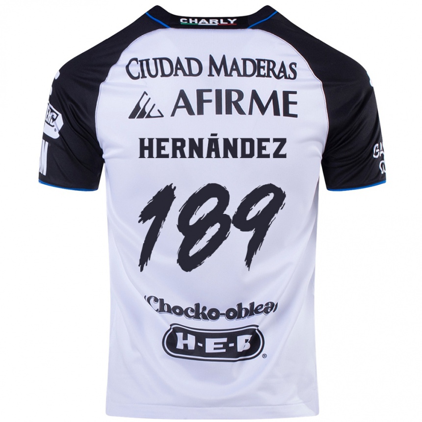 Enfant Football Maillot Sebastián Hernández #189 Noir Bleu Tenues Domicile 2024/25