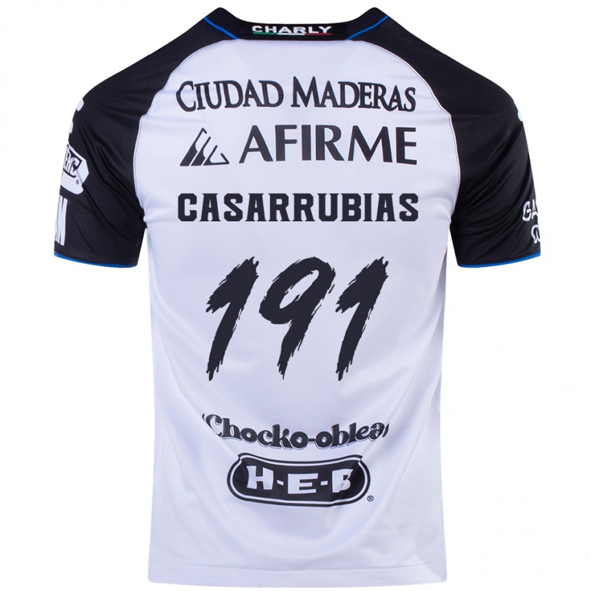 Enfant Football Maillot Aaron Casarrubias #191 Noir Bleu Tenues Domicile 2024/25