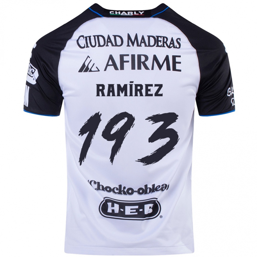 Enfant Football Maillot Ángel Ramírez #193 Noir Bleu Tenues Domicile 2024/25