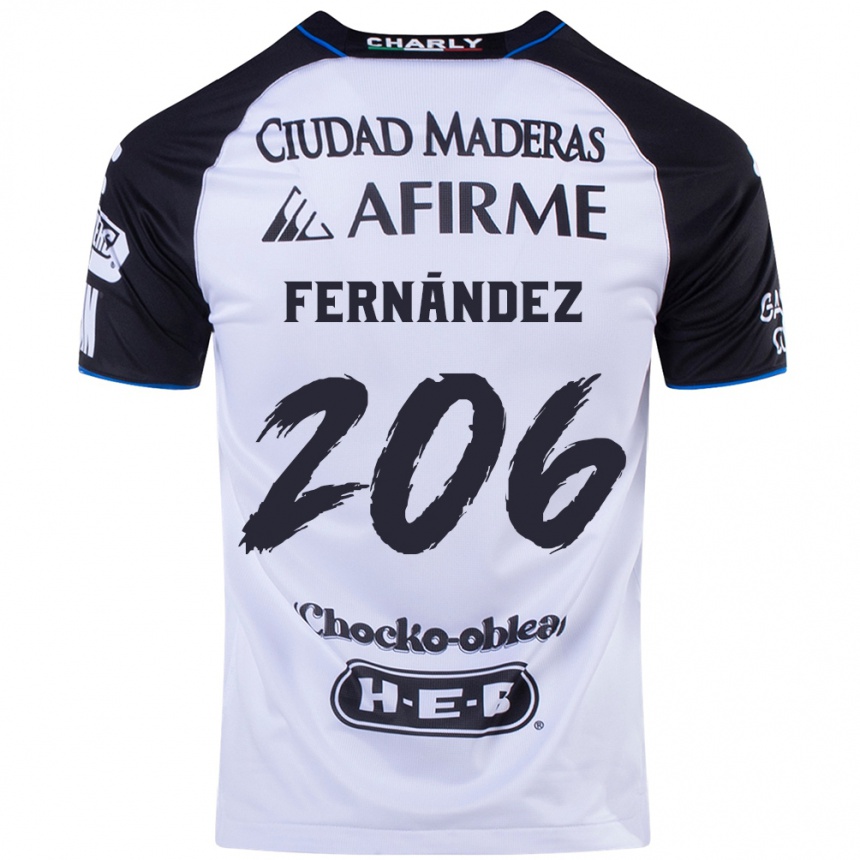 Enfant Football Maillot Erik Fernández #206 Noir Bleu Tenues Domicile 2024/25