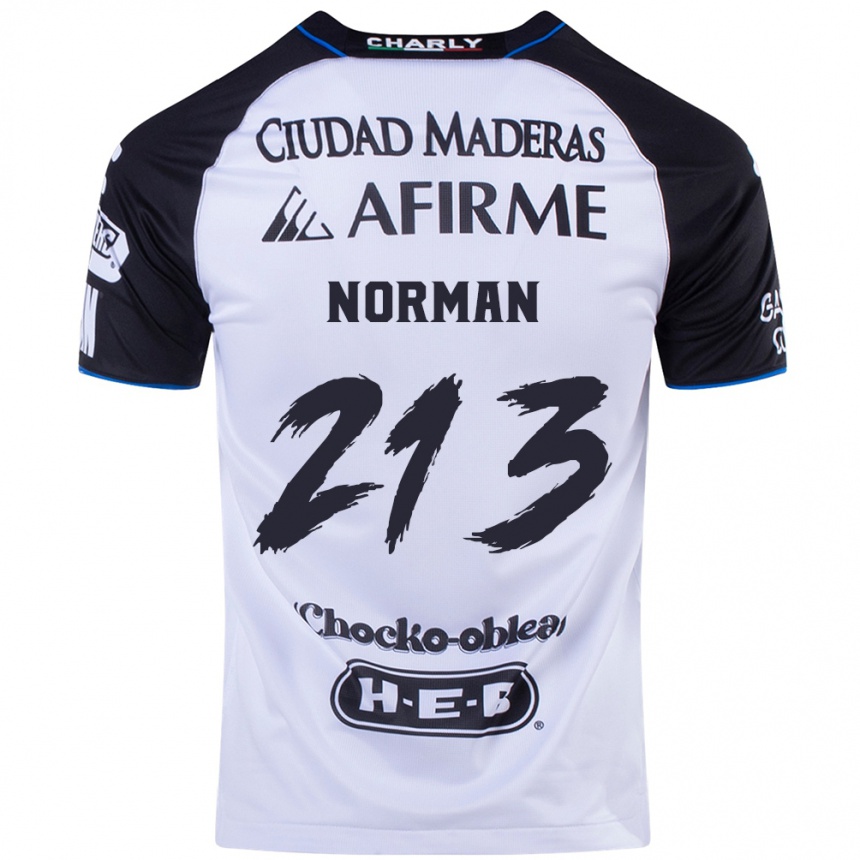 Enfant Football Maillot Humberto Norman #213 Noir Bleu Tenues Domicile 2024/25