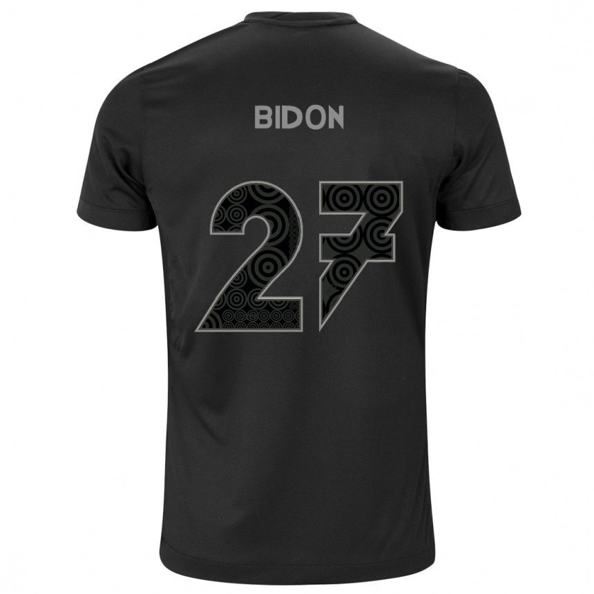 Enfant Football Maillot Breno Bidon #27 Noir Tenues Extérieur 2024/25