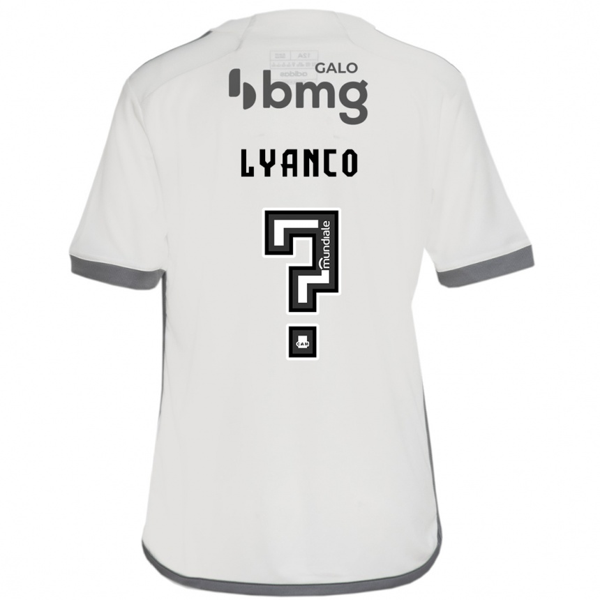 Enfant Football Maillot Lyanco #0 Blanc Cassé Tenues Extérieur 2024/25