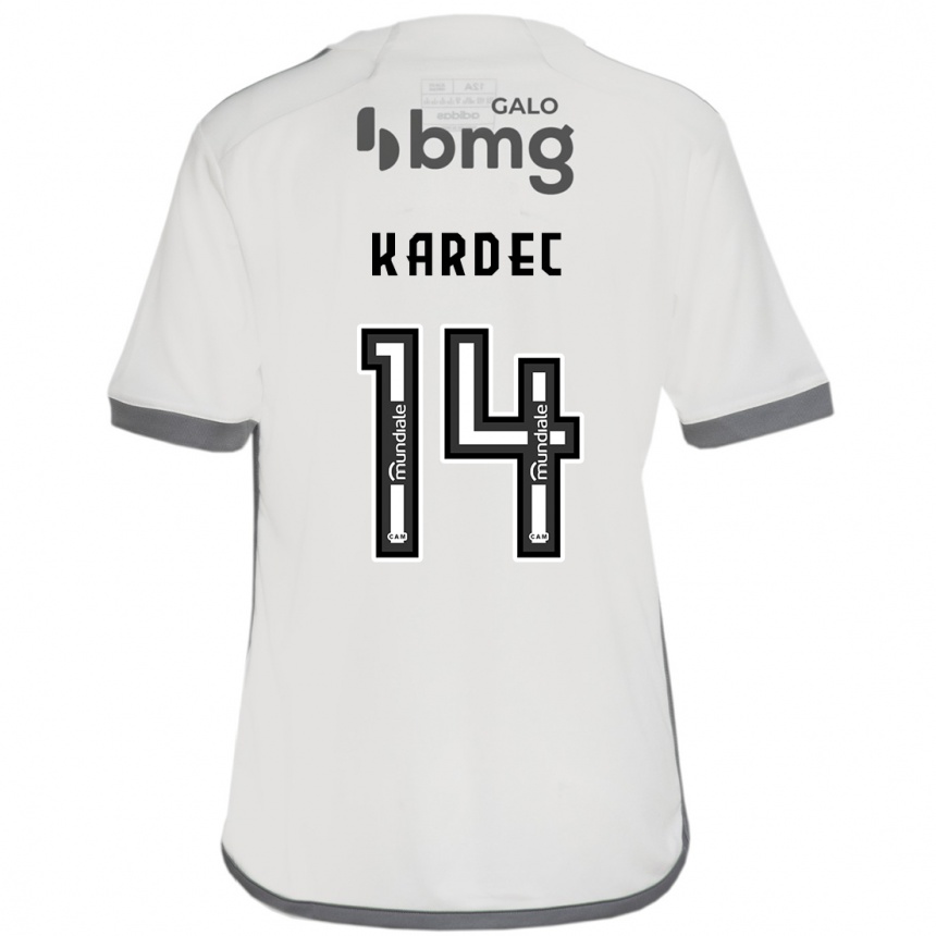 Enfant Football Maillot Alan Kardec #14 Blanc Cassé Tenues Extérieur 2024/25