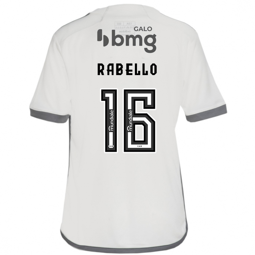 Enfant Football Maillot Igor Rabello #16 Blanc Cassé Tenues Extérieur 2024/25