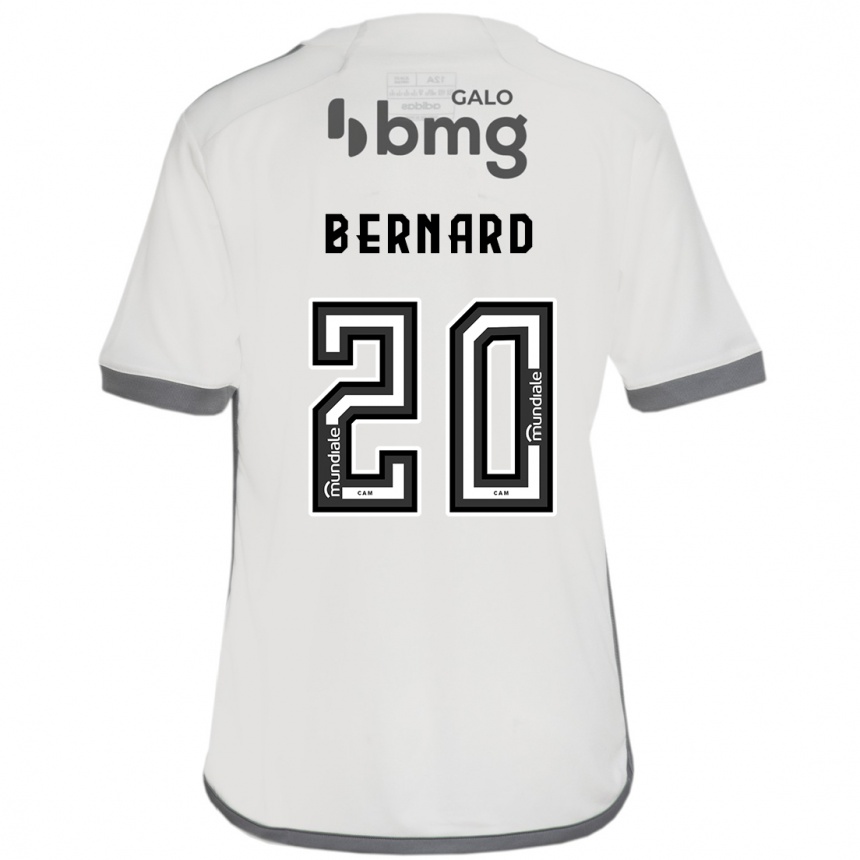 Enfant Football Maillot Bernard #20 Blanc Cassé Tenues Extérieur 2024/25