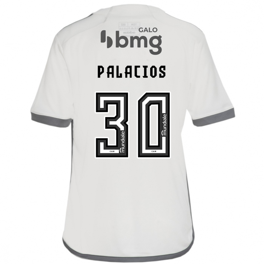 Enfant Football Maillot Brahian Palacios #30 Blanc Cassé Tenues Extérieur 2024/25