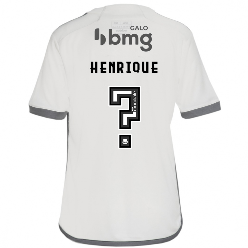 Enfant Football Maillot Bruno Henrique #0 Blanc Cassé Tenues Extérieur 2024/25