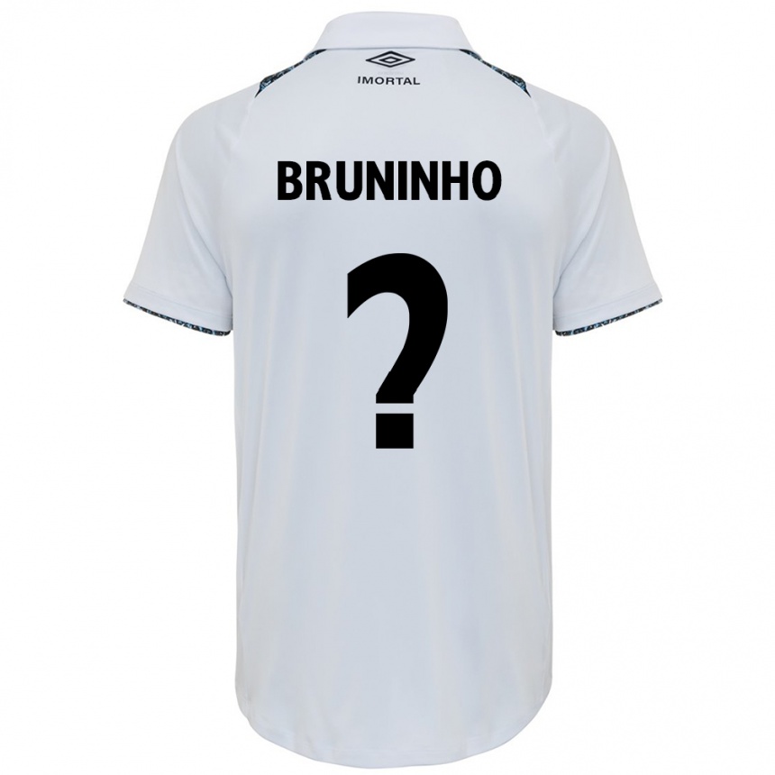 Enfant Football Maillot Bruninho #0 Blanc Bleu Tenues Extérieur 2024/25