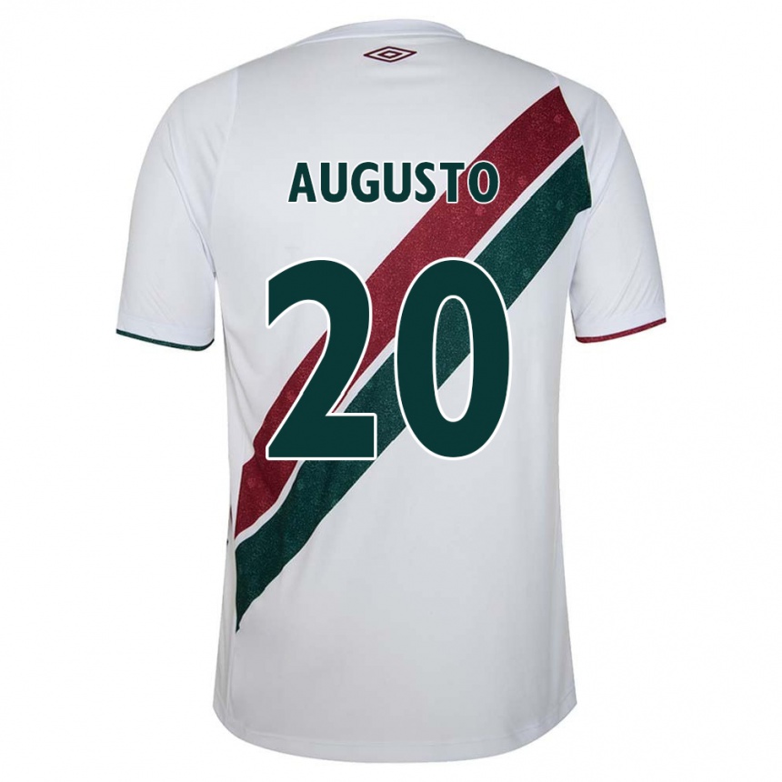 Enfant Football Maillot Renato Augusto #20 Blanc Vert Bordeaux Tenues Extérieur 2024/25