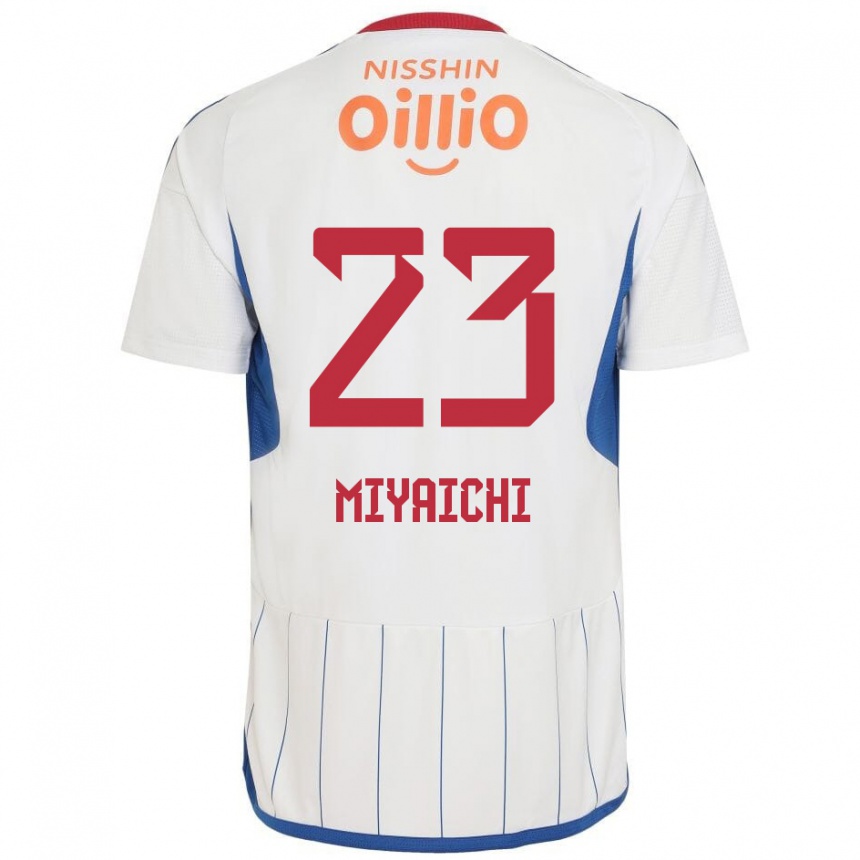 Enfant Football Maillot Ryo Miyaichi #23 Blanc Bleu Rouge Tenues Extérieur 2024/25