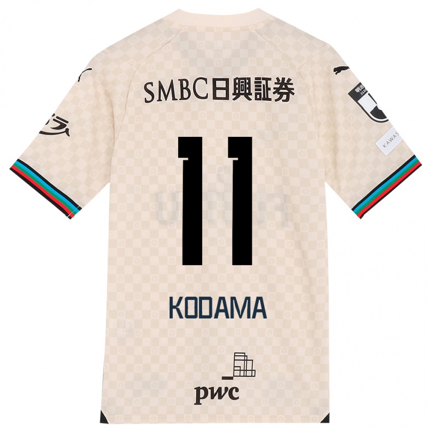 Enfant Football Maillot Shotaro Kodama #11 Blanc Gris Tenues Extérieur 2024/25