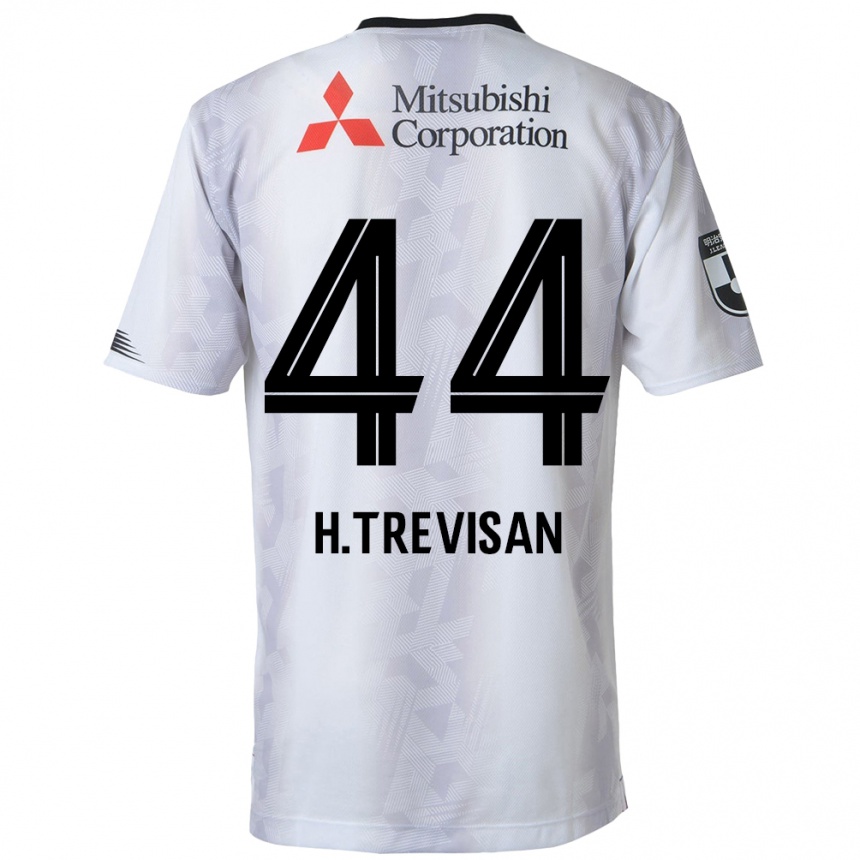 Enfant Football Maillot Henrique Trevisan #44 Blanc Noir Tenues Extérieur 2024/25