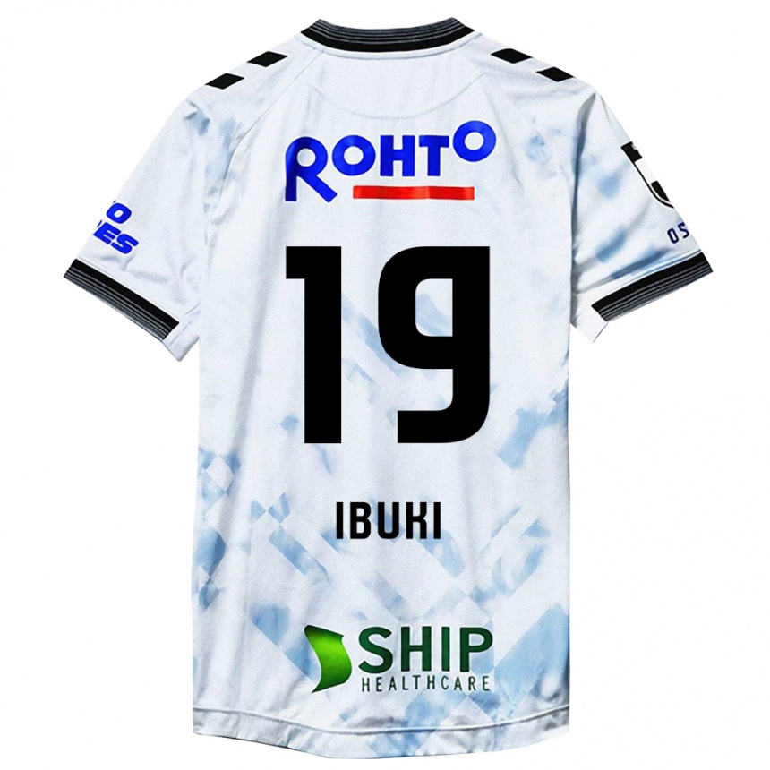 Enfant Football Maillot Ibuki Konno #19 Blanc Noir Tenues Extérieur 2024/25