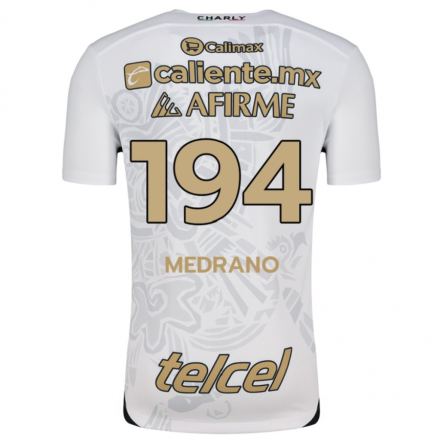 Enfant Football Maillot Luis Medrano #194 Blanc Noir Tenues Extérieur 2024/25