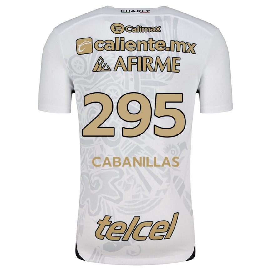 Enfant Football Maillot Osvaldo Cabanillas #295 Blanc Noir Tenues Extérieur 2024/25