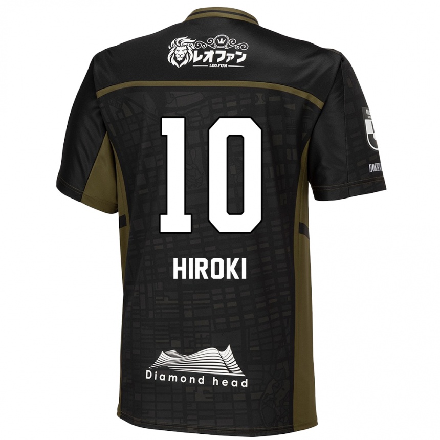 Enfant Football Maillot Hiroki Miyazawa #10 Vert Noir Tenues Extérieur 2024/25