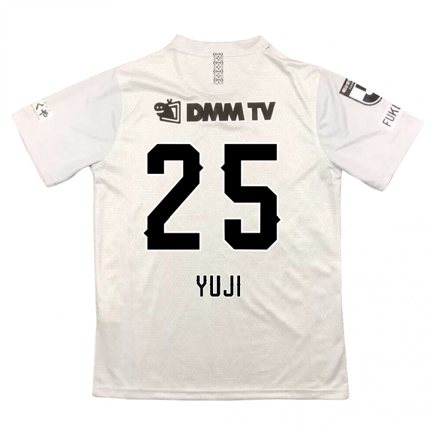 Enfant Football Maillot Yuji Kitajima #25 Gris Noir Tenues Extérieur 2024/25