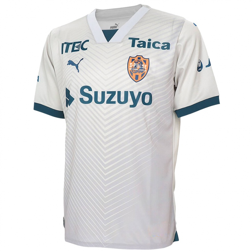 Enfant Football Maillot Shogo Iwamoto #17 Blanc Bleu Tenues Extérieur 2024/25