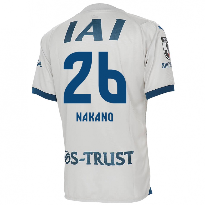 Enfant Football Maillot Takeru Nakano #26 Blanc Bleu Tenues Extérieur 2024/25