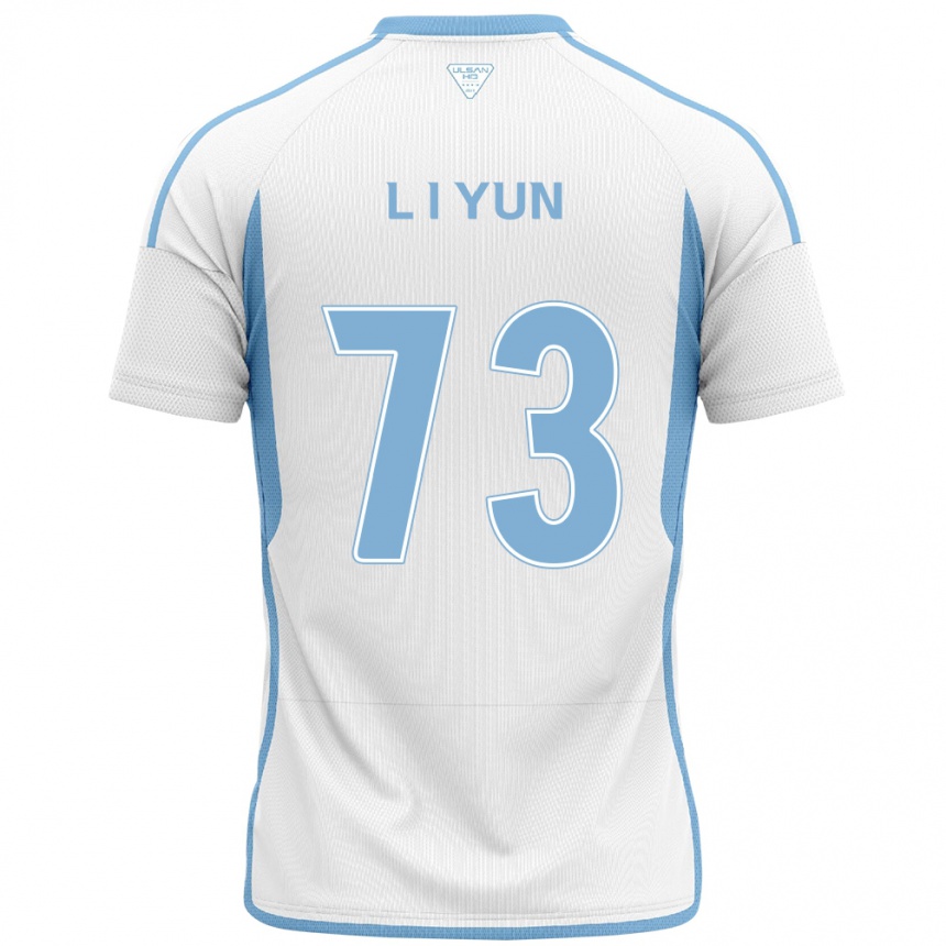 Enfant Football Maillot Il-Lok Yun #73 Blanc Bleu Tenues Extérieur 2024/25