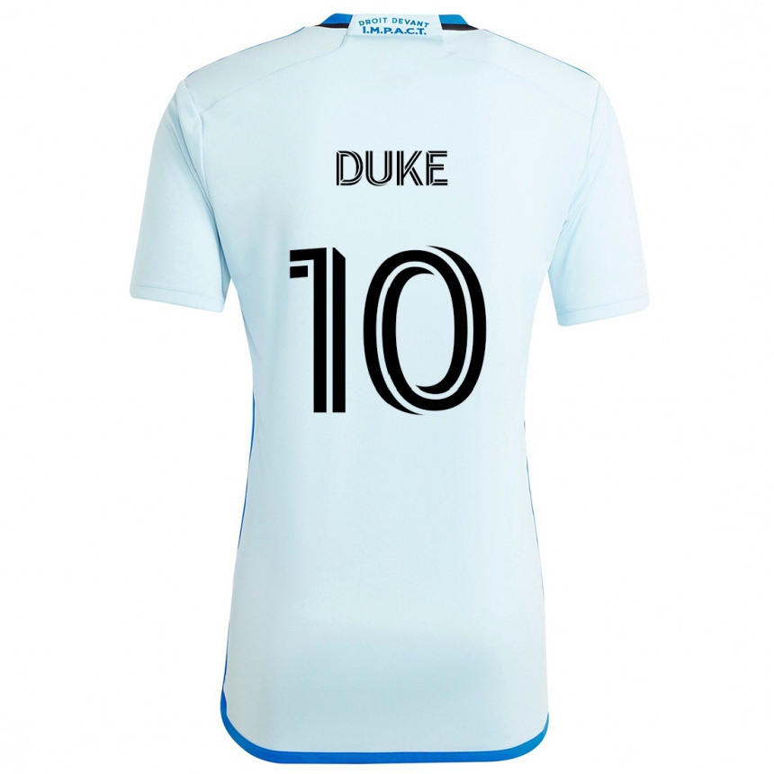 Enfant Football Maillot Bryce Duke #10 Glace Bleue Tenues Extérieur 2024/25