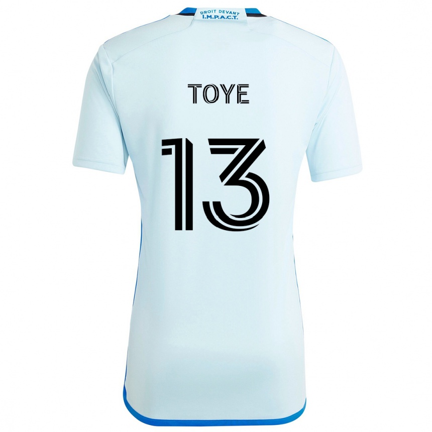 Enfant Football Maillot Mason Toye #13 Glace Bleue Tenues Extérieur 2024/25