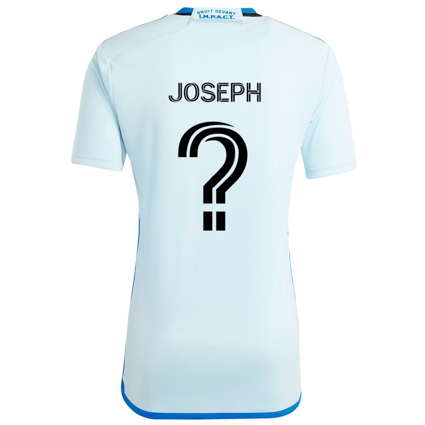 Enfant Football Maillot Sebastien Joseph #0 Glace Bleue Tenues Extérieur 2024/25