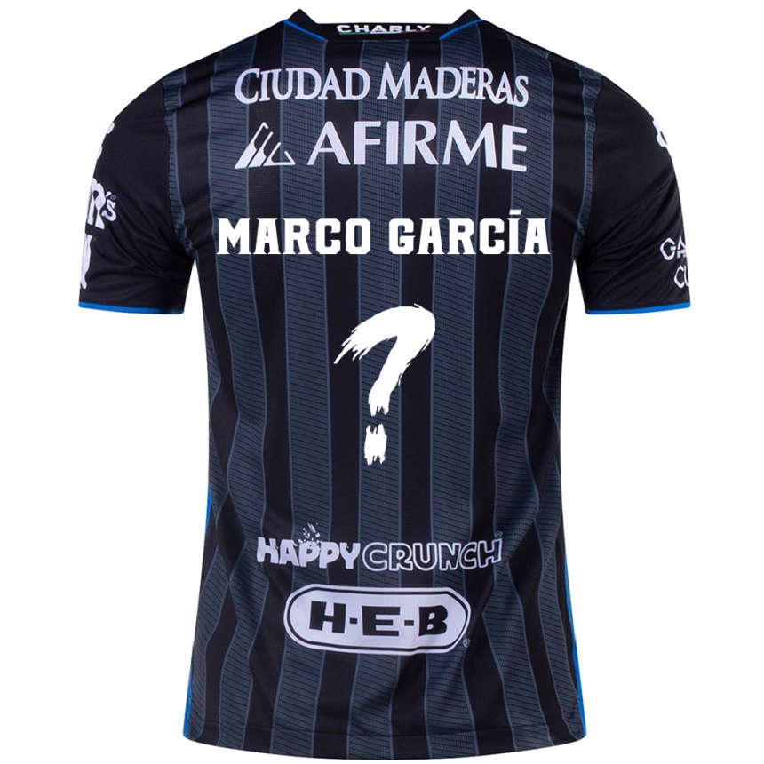 Enfant Football Maillot Marco Garcia #0 Blanc Noir Tenues Extérieur 2024/25