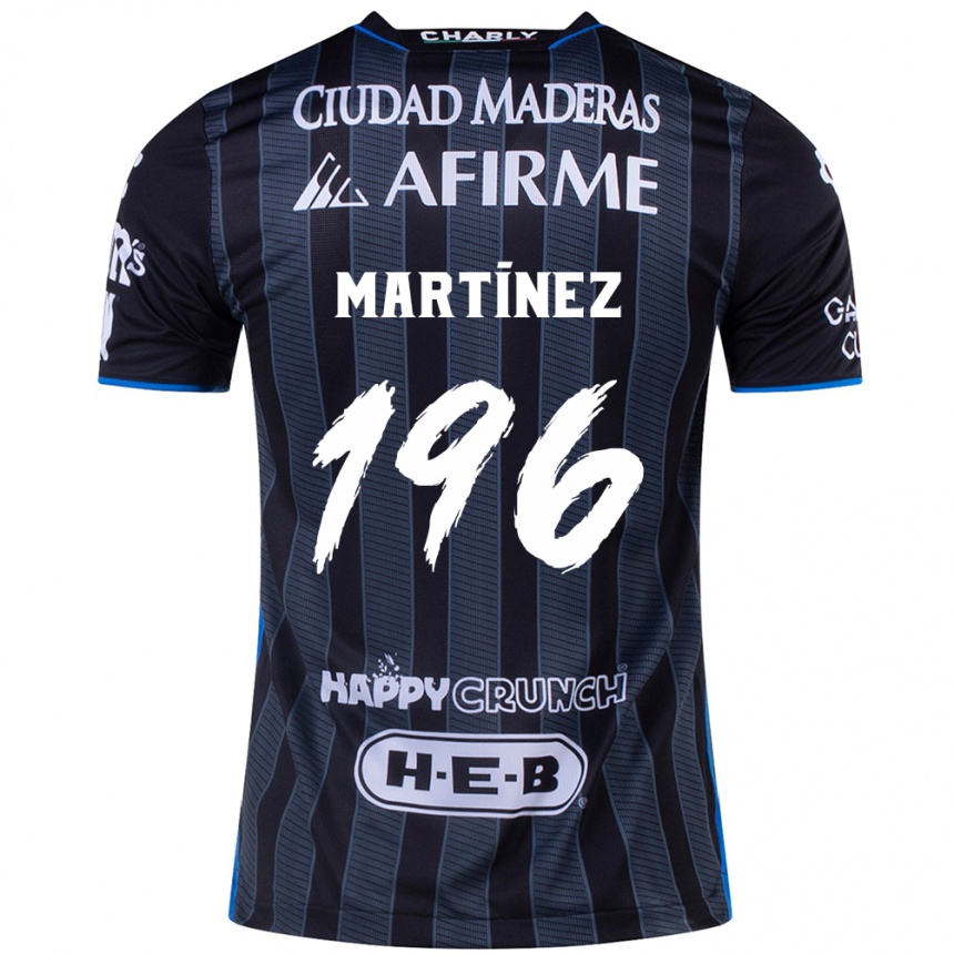 Enfant Football Maillot Diego Martínez #196 Blanc Noir Tenues Extérieur 2024/25