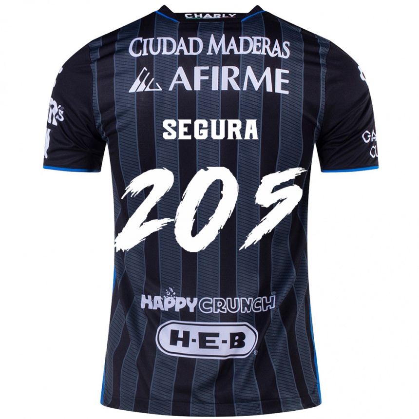 Enfant Football Maillot Mathías Segura #205 Blanc Noir Tenues Extérieur 2024/25