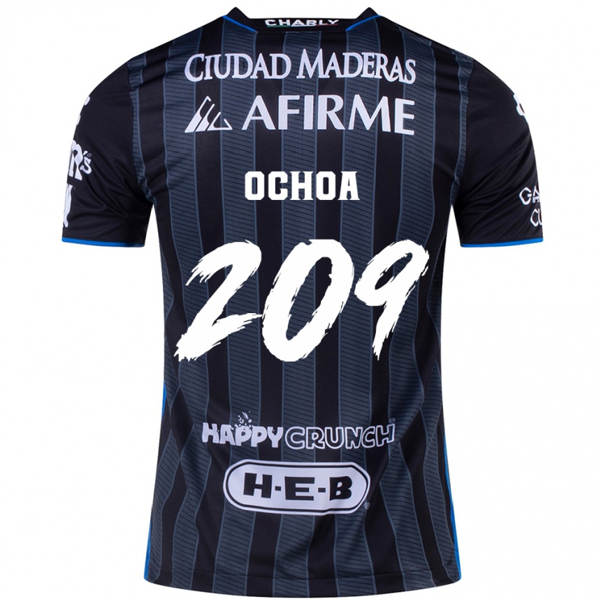 Enfant Football Maillot José Ochoa #209 Blanc Noir Tenues Extérieur 2024/25