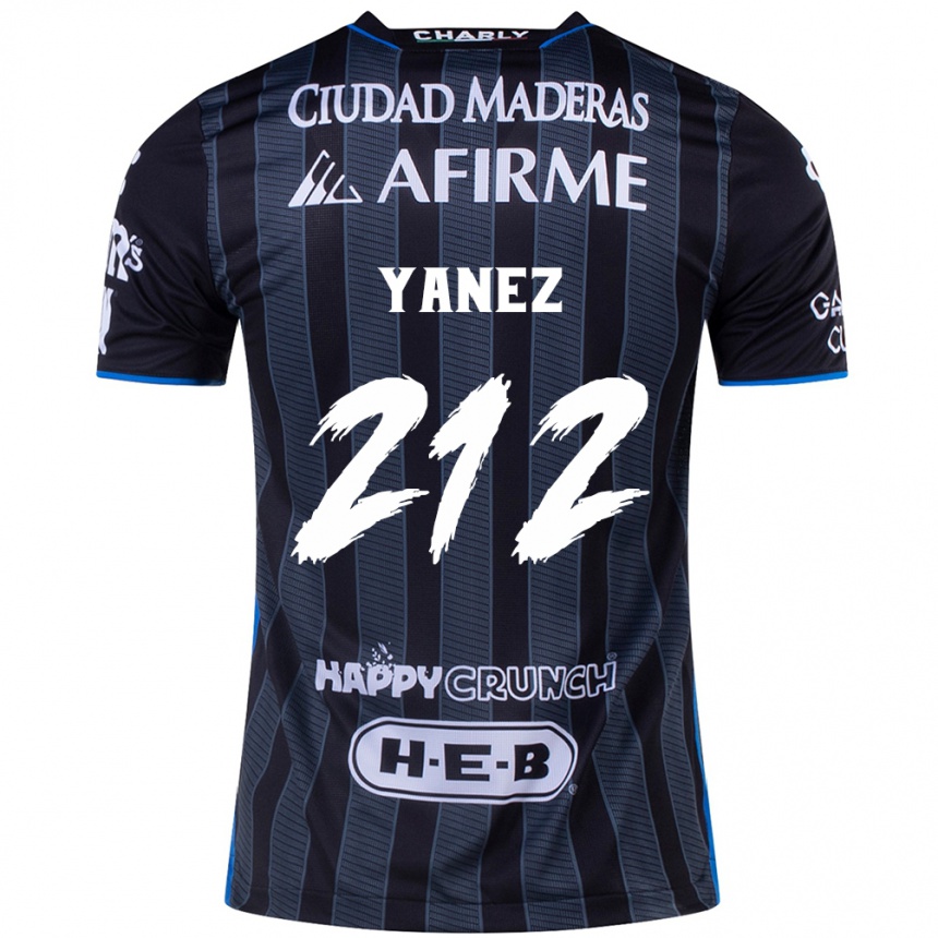 Enfant Football Maillot Sebastián Yánez #212 Blanc Noir Tenues Extérieur 2024/25