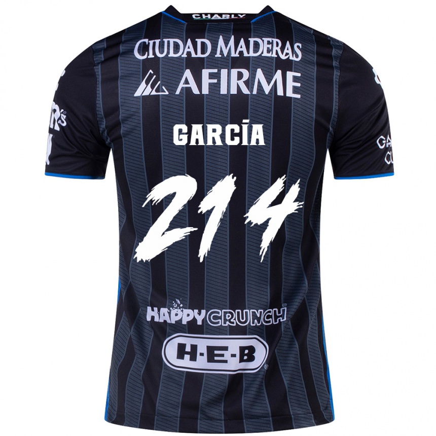 Enfant Football Maillot José García #214 Blanc Noir Tenues Extérieur 2024/25