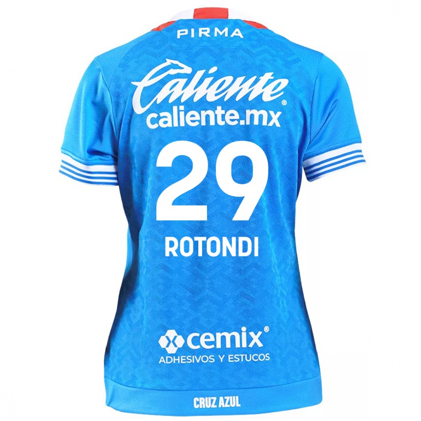 Homme Football Maillot Carlos Rotondi #29 Bleu Ciel Tenues Domicile 2024/25