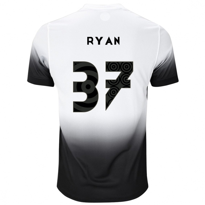 Homme Football Maillot Ryan #37 Blanc Noir Tenues Domicile 2024/25