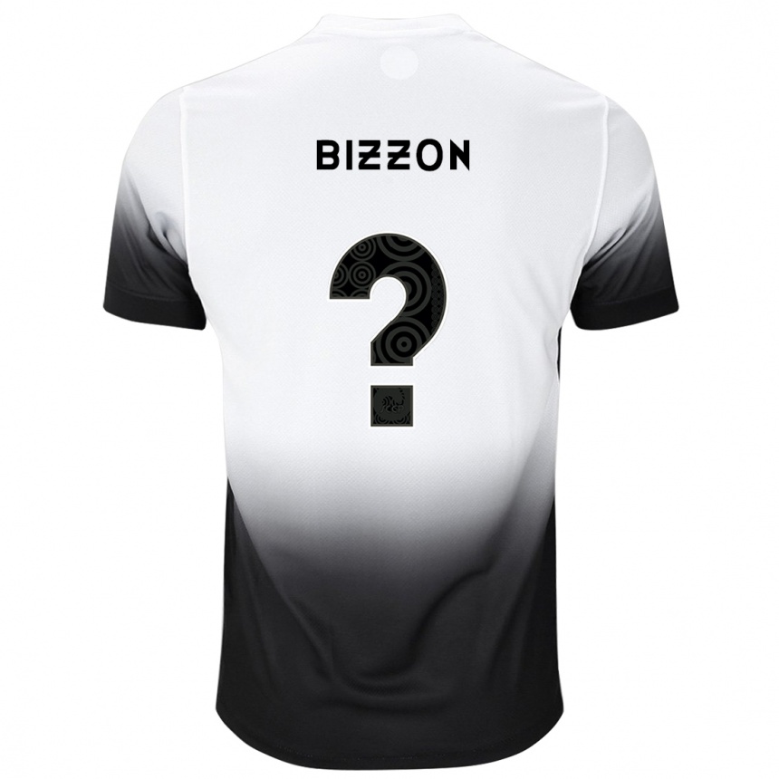 Homme Football Maillot Bizzon #0 Blanc Noir Tenues Domicile 2024/25