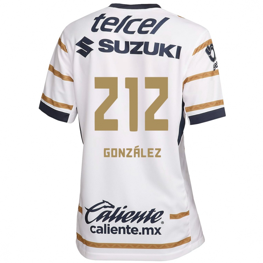 Homme Football Maillot José González #212 Obsidienne Blanche Tenues Domicile 2024/25