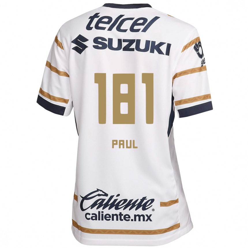 Homme Football Maillot Miguel Paul #181 Obsidienne Blanche Tenues Domicile 2024/25