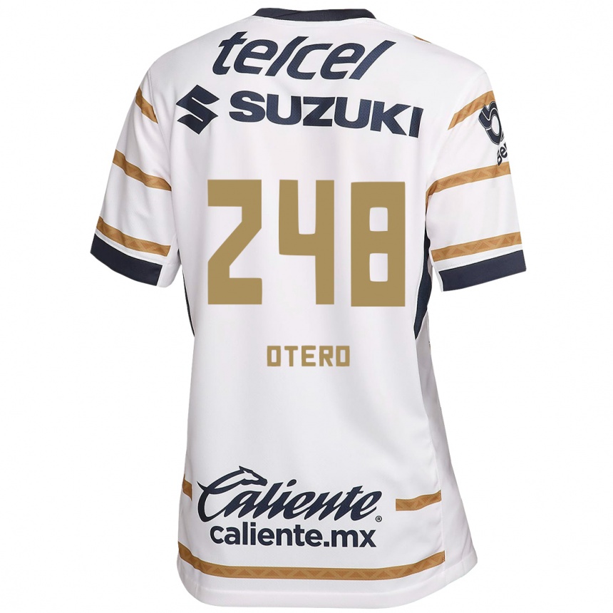 Homme Football Maillot Jonathan Otero #248 Obsidienne Blanche Tenues Domicile 2024/25