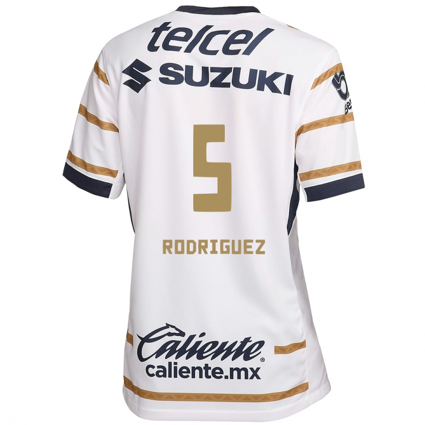 Homme Football Maillot Jeronimo Rodriguez #5 Obsidienne Blanche Tenues Domicile 2024/25