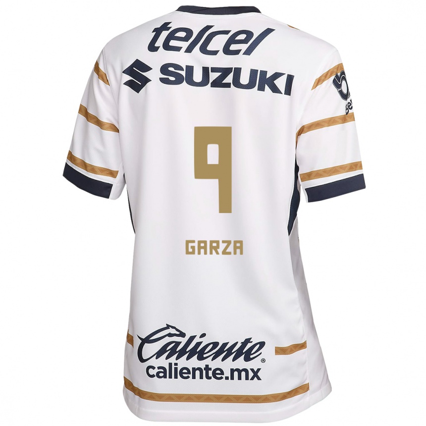 Homme Football Maillot Dinora Garza #9 Obsidienne Blanche Tenues Domicile 2024/25