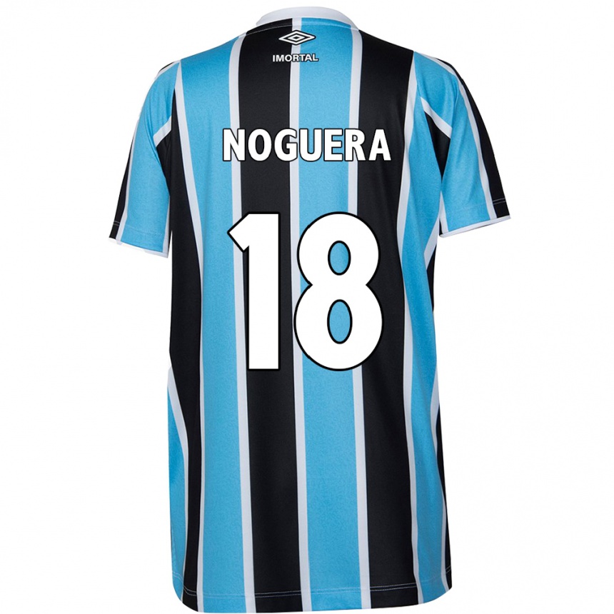 Homme Football Maillot Freddy Noguera #18 Bleu Noir Blanc Tenues Domicile 2024/25