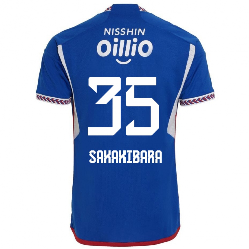 Homme Football Maillot Keigo Sakakibara #35 Bleu Blanc Rouge Tenues Domicile 2024/25