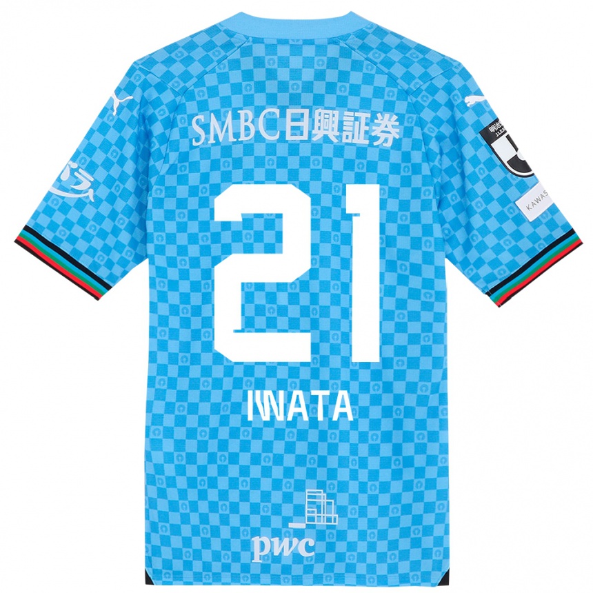 Homme Football Maillot Kantaro Iwata #21 Bleu Azur Tenues Domicile 2024/25